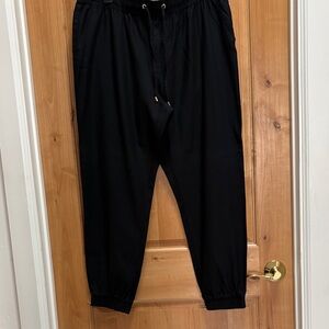 Calvin Klein Women’s Black Elastic Waist Track Joggers